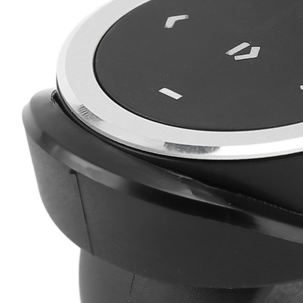 Bluetooth-mediabutton Smart Silver -painike Bluetooth-kaukosäädinsetti kiinnikkeellä matkapuhelimille ja tableteille