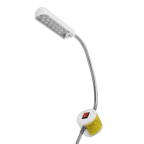110V-250V LED-lys for symaskin, justerbar magnetisk sokkellampe, del (#13)