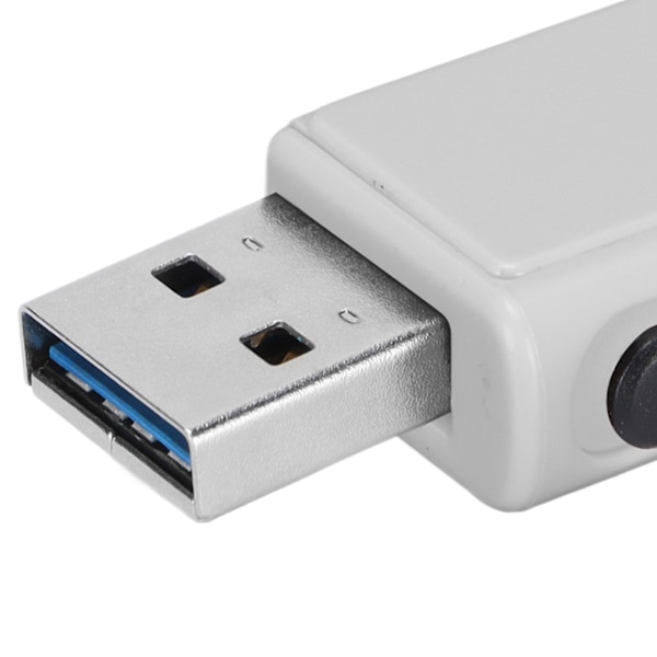 USB-minne Portabel Vit Plast Push Pull Flash Disk för Informationslagring Dataöverföring Dator Surfplatta Bil Vit 32GB