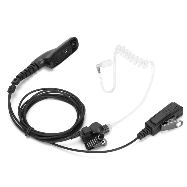 Air Guide Øretelefon Rektangulær Klips Transparent Lydrør Headset for APX2000 APX7000 APX6000