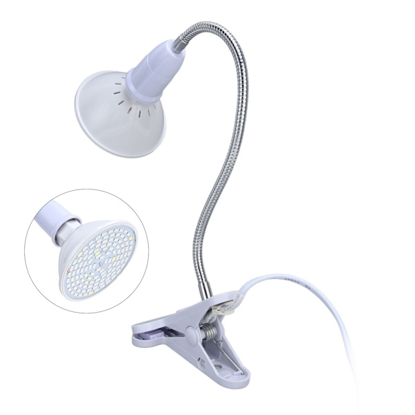12W 120LED kasvivalo pidikkeellä E27 E26 360° kääntyvä kasvilamppu
