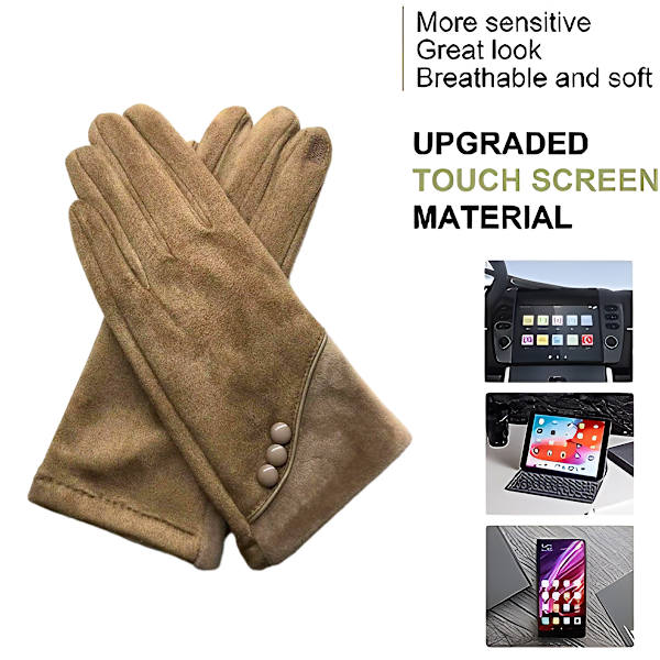 Dame Vinter Varme Hansker Med Sensitive Touch Screen Fingre