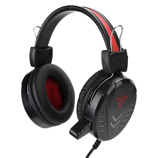 A1 Gaming Headset 3.5MM USB kablet over-ear hodetelefon med LED-lys og mikrofon