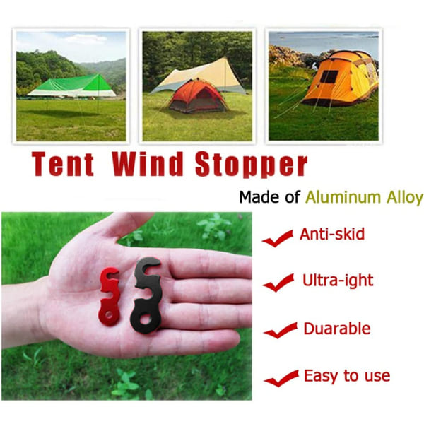 Ultralight alumiiniseosköysikiristin teltan kiristysnaruille