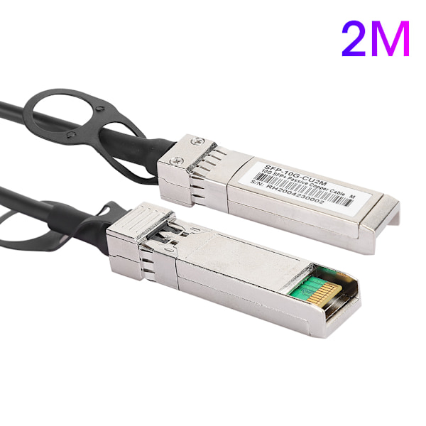 Direktanslutningskabel Enkanals Serversladd SFP Hög hastighet 10G för ThinkServer / HUAWEI (2 meter)