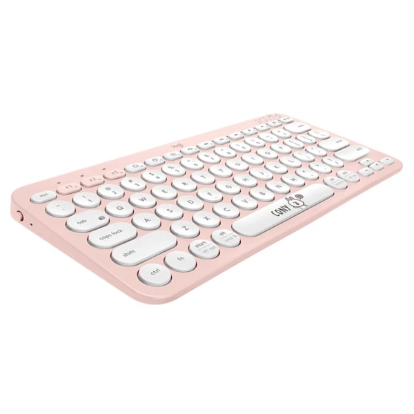Trådlöst Bluetooth-tangentbord med stabil Bluetooth-anslutning, ergonomisk design för bärbar 84-tangenters skrivupplevelse, kompatibelt med Windows, Mac