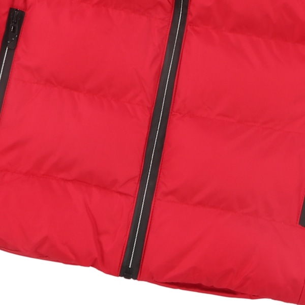 Elektrisk uppvärmd väst Svart Röd 15 Värmezoner USB Polyester Fiber Överhettningsskydd Uppvärmda Kläder för Utomhusbruk