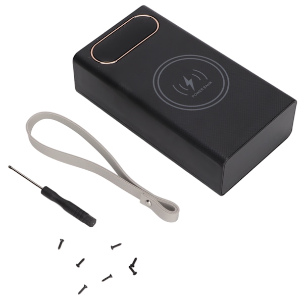 L12 Nopea latausversio DIY Power Bank -sarja 12 18650 Akkulaatikko 22,5 W Langallinen 15 W Langaton