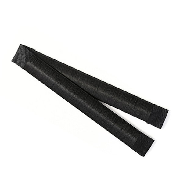 DIY Hårband för Hästsvans, Balettfrisyr Fransk Twist Vikbar Omlottrem Enkel Snabb Hårknutsmakare för Kvinnor & Flickor (Svart)