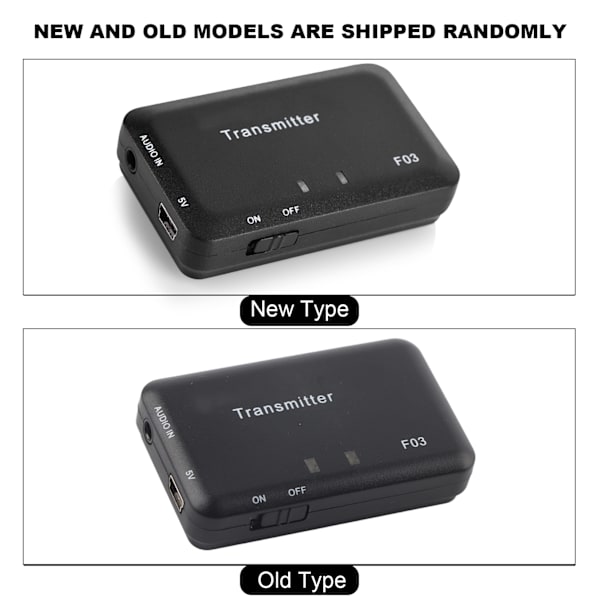 3,5 mm Bluetooth 4.0 -lähetin Langaton stereovastaanotin TV:lle / tietokoneelle / MP3:lle