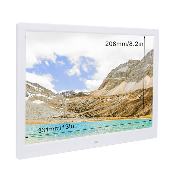 Smart Digital Fotoram, 15 tum Full HD LED-skärm, Enkel WiFi-anslutning för omedelbar delning, Icke-WiFi-överföring, Molnlagring &