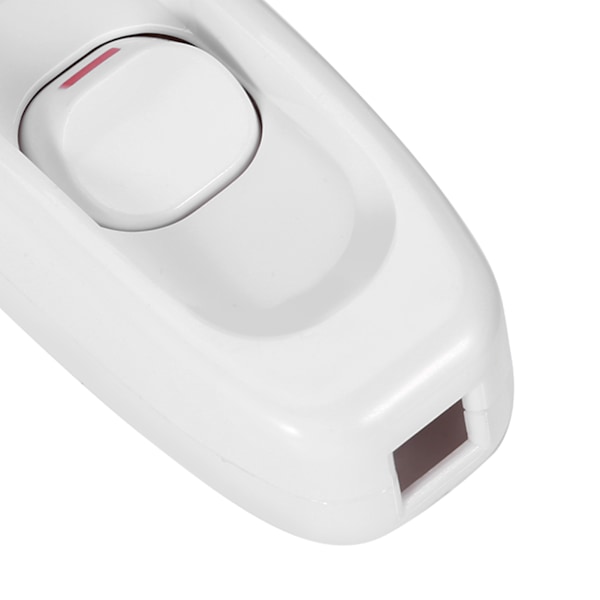 AC 250V 10A Inline ON/OFF -pöytävalaisimen johtokytkin LED-merkkivalolla, valkoinen