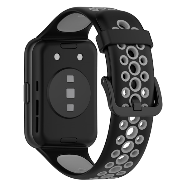 Udskiftningsremme Kompatibel med HUAWEI Watch FIT2 Åndbare Silikone Armbånd Dual Color Justerbar Smartwatch Håndledsrem