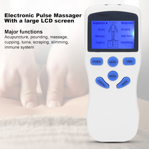 Multifunktionel elektrisk muskelstimulator maskine professionelt akupunktur massageudstyr EU-stik 100-240V