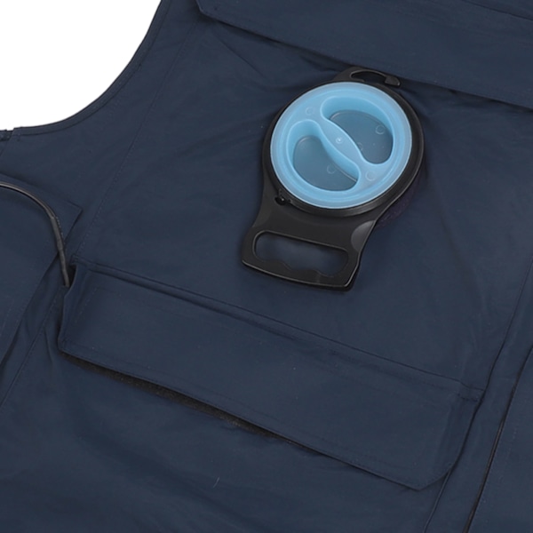 Sommarkylväst för Män Kvinnor Polyester TPU Vatten Cirkulation Kylning Sport Cool Ice Väst för Utomhus Fiske Cykling Löpning Trädgårdsarbete M
