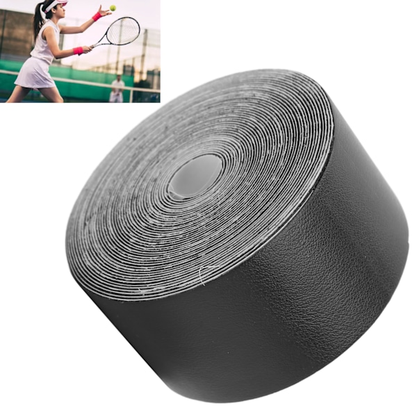 Tennis Racket Tape Racket Hovedbeskyttende Tape Udvidet Squash Racket Guard 5m til Sportsudstyr Sort