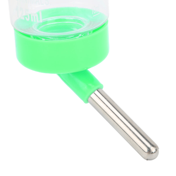 Automatisk hamster vattenflaska dispenser ingen dropp hamster dricksfontän för små djur grön 125 ml