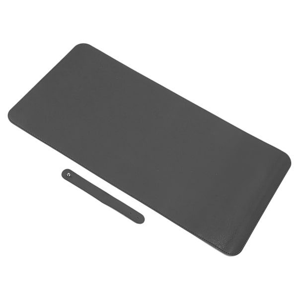 Multifunktionell bordsmatta Mjuk kork Vattentät Oljesäker PU Skrivbord Musmatta (Svart )