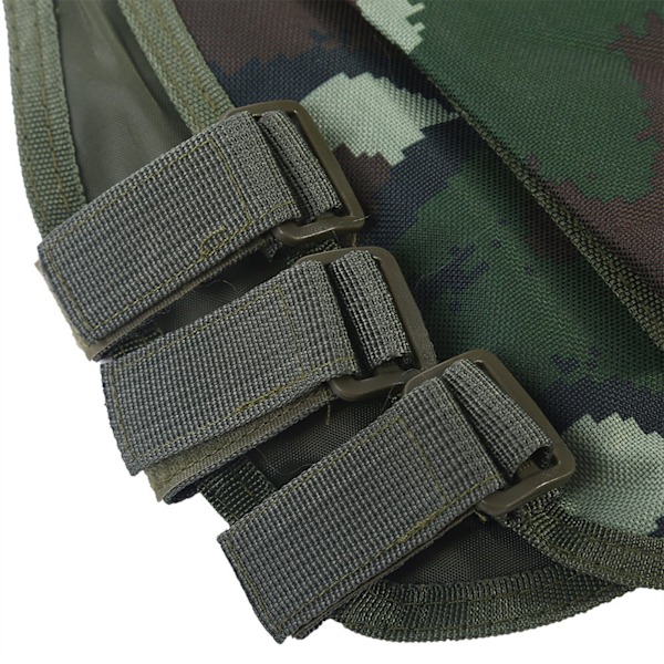 Barnkamouflageväst med flera fickor för strid utomhus jaktspel (Jungle Camouflage S)