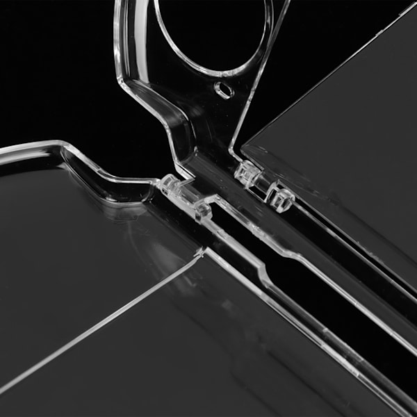 Universellt skyddande fodral snyggt förhindrar halkning stöttåligt transparent skyddande skal med filmfäste för PSP