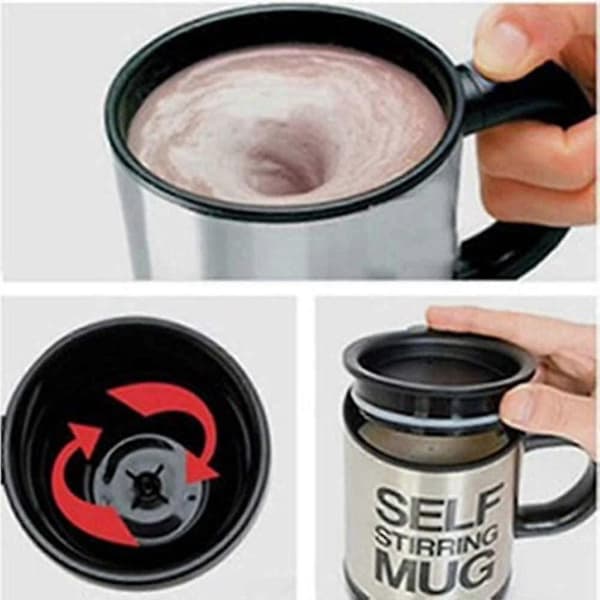 GETIT Kaffekopp Automatisk Miksekopp, Kaffekopp i Rustfritt Stål