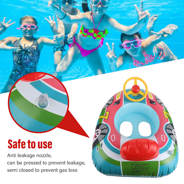 Unik Design Piratskepp Badleksak, Uppblåsbar Poolleksak, Sommarkul Pool Uppblåsbara Leksaker, Vältsäker Design, Poolleksaker Barn, Kraftig PVC Baby