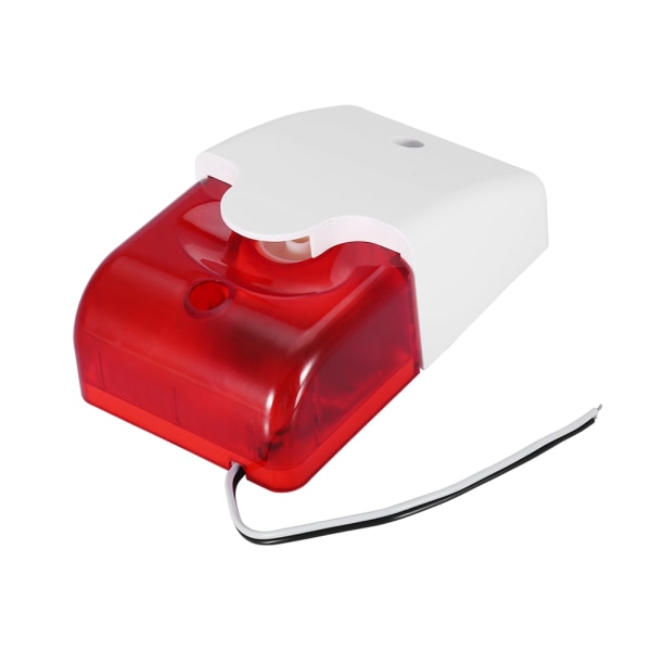 AC220V Röd LED Varningsljus Akusto-optiskt Larmsystem Emergen