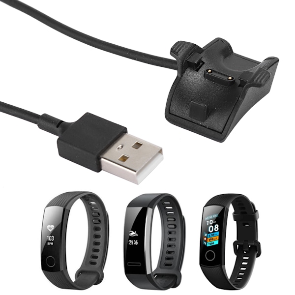 2PCS Hon-345 Smart Armbånd Lader Ladestasjon Kabel for Huawei Honor Band 3/4/5