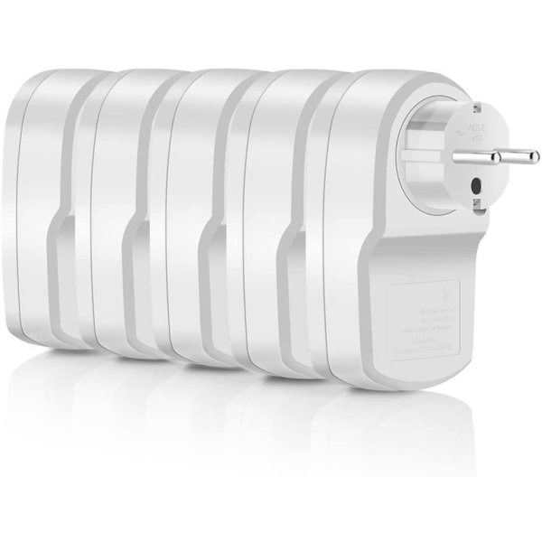 FBA Monopolys ES9939F Smart Remote Socket 2 Drag 5 White Regulations (General European Standard)