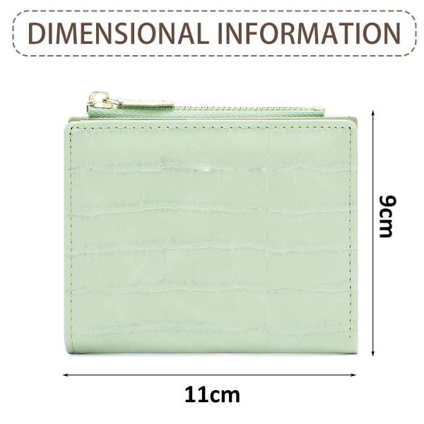 Ultra Slim Small Leather Women Wallet Tiny Thin Bifold Pocket Ladies Purse,11cm*9cm*2cm