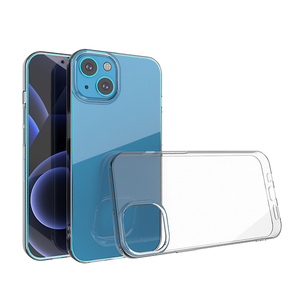 Fingeravtrycksresistent skal för Apple iPhone 13, Klassisk design Transparent skydd med fallskydd av militär kvalitet, Förstärkta luftfickor i hörnen