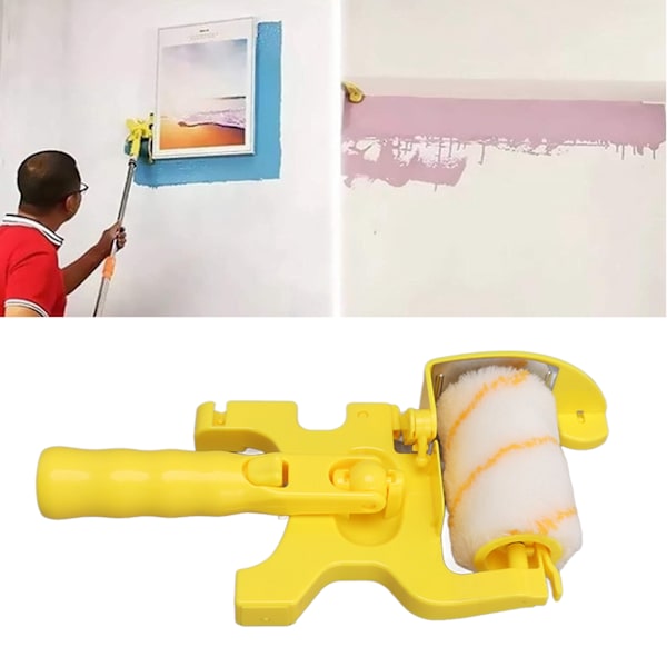 Clean-Cut Paint Edger, Högdensitetsmaterial för ökad effektivitet, Portabel målningsverktygssats perfekt för målning av dörrar, fönster, tak och