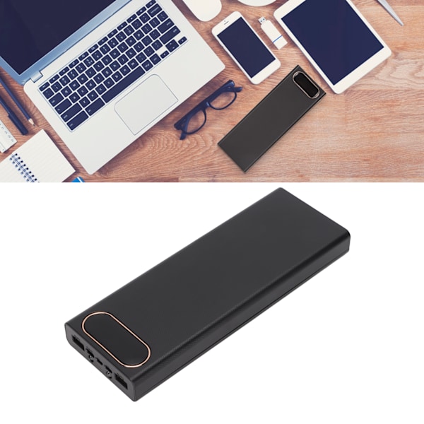 L10 18650 Svetsfri Batterilagringsbox LCD Digital Display Bärbar DIY Powerbank