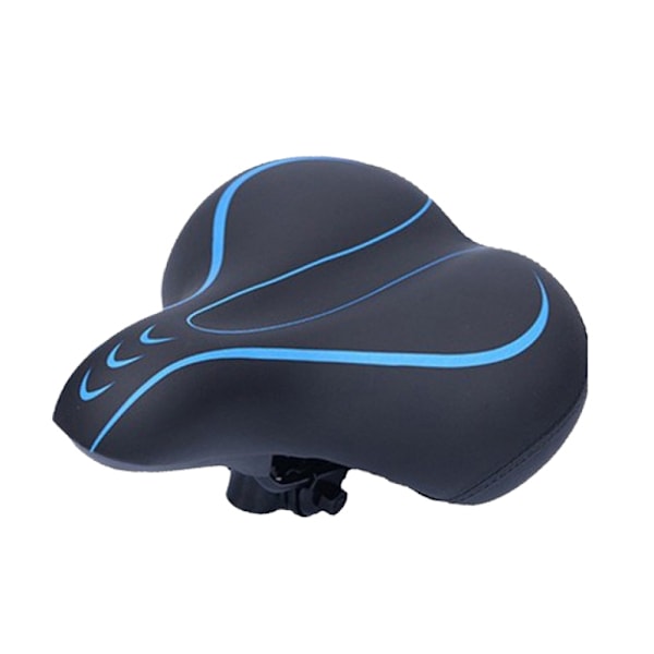 Bekväm cykelsadel, högdensitets memory foam för män och kvinnor, ergonomiskt utformad för att minska lårfriktion och främja fri rörlighet, ihålig