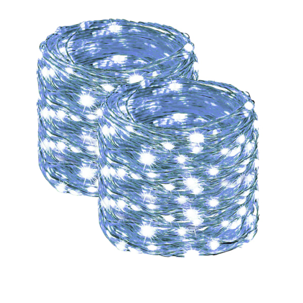 Solar Christmas String Lights LED - 72 Feet 200 LED 8 lägen