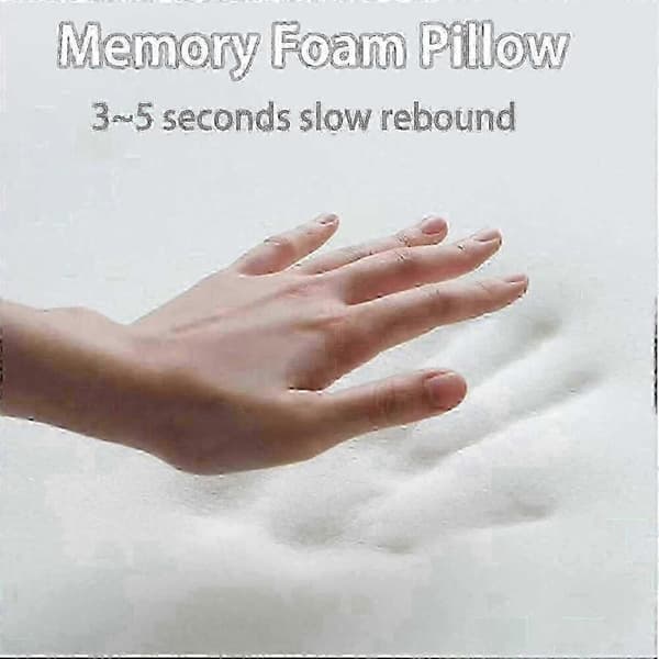 2-i-1 Ortopedisk Kudde, Memory Foam, Ergonomisk Kontur