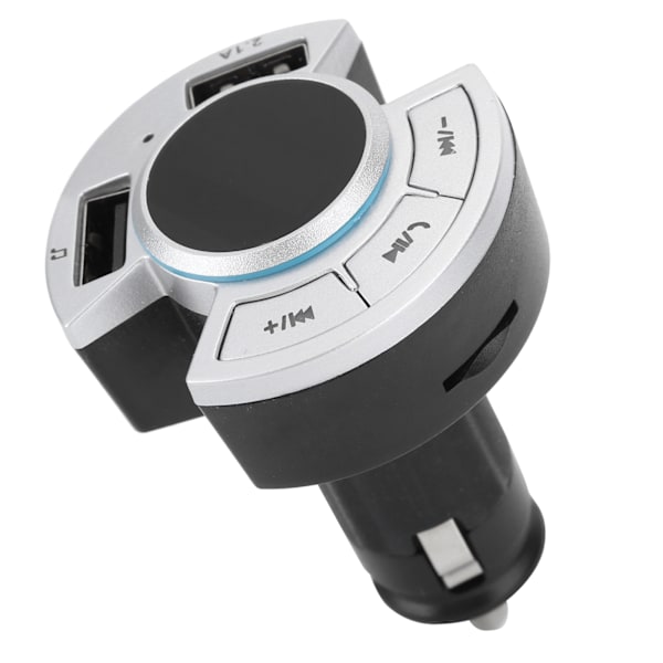 Bilmontert Bluetooth MP3-spiller Multifunksjon FM-sender U-disk USB-lading