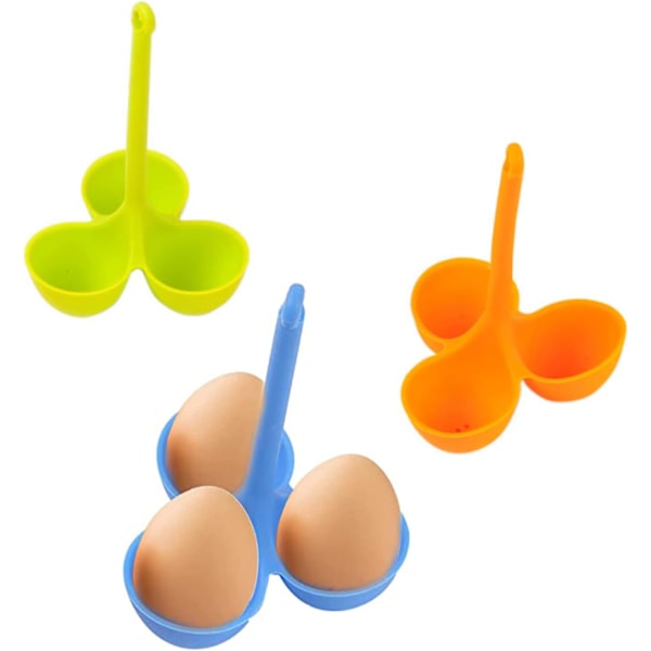 Egg Artisan: Unik Silikon Äggkokare med Utseende, Tål Diskmaskin, Perfekt För Den Konstnärliga Hemmakocken, Ger En Färgklick Till Din Matlagning