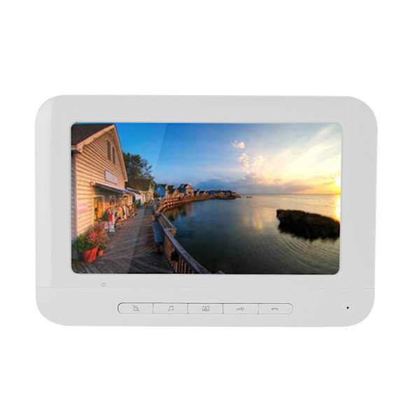 7 tommer IR TFT LCD farve HD video dørtelefon overvågning dørklokke 100-240V (EU stik)