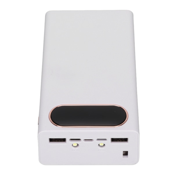 10W DIY 18650 Bærbar Powerbank Etui L12 Mobil Batterioplader 12 Batterier Kapacitet med 2 LED Lys LCD Display