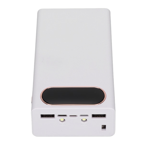 10W DIY 18650 Bärbar Powerbank-fodral L12 Mobil Batteriladdare 12 Batterier Kapacitet med 2 LED-lampor LCD-skärm