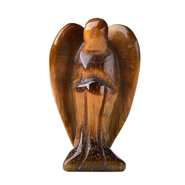 Gudomlig Följeslagare, Handskuren Skyddsängel Med Andlig Helande Energi, Kristallhelande Stenfigur Symboliserar Inre Styrka, Unik Opalit