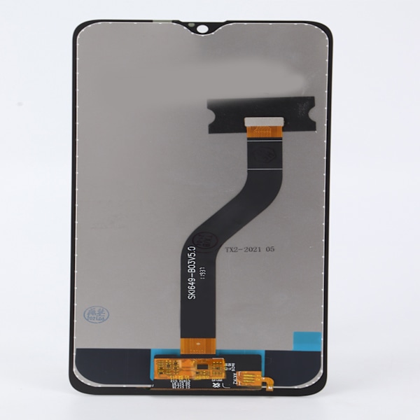 Skärmersättning LCD-skärm Touch Digitizer-montering för Samsung Galaxy A20S Monolitisk