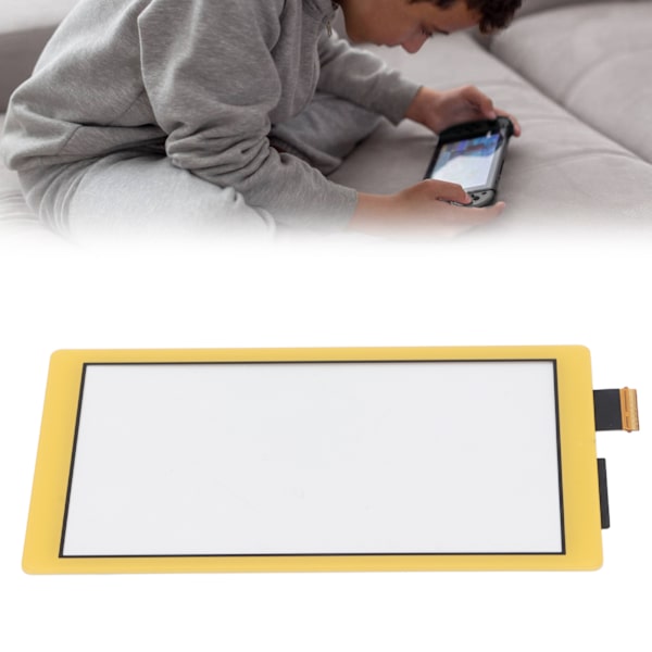 Pekskärmglas för Switch Lite Ersättning Framre Yttre Panel Digitizer Pekskärmglas för Switch Lite Konsol Gul