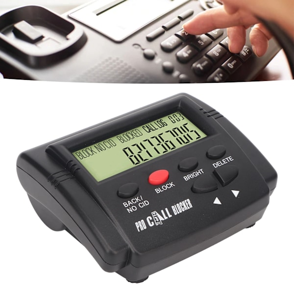 Call Blocker 4000 Groups Large Capacity Prevent Harassment Caller ID Box with LCD Display