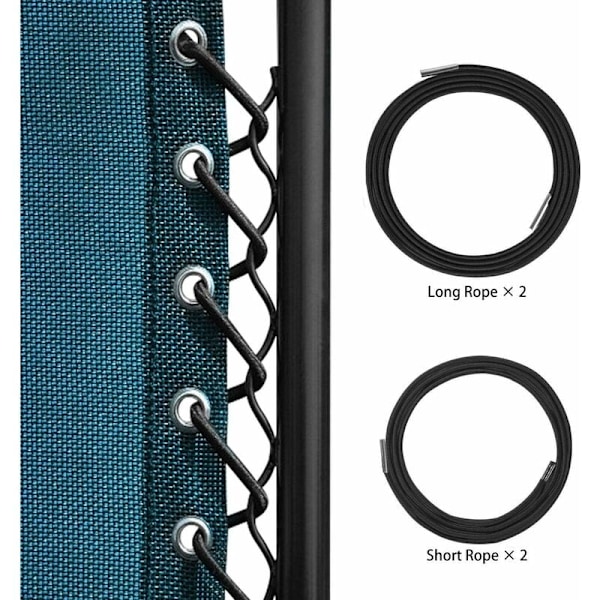 Bungee-snören för nollgravitationsstol, Universal Passform Reparationsverktygssats, Latex och Polyester, Enkel Installation, Rekommenderas att Byta Vartannat År