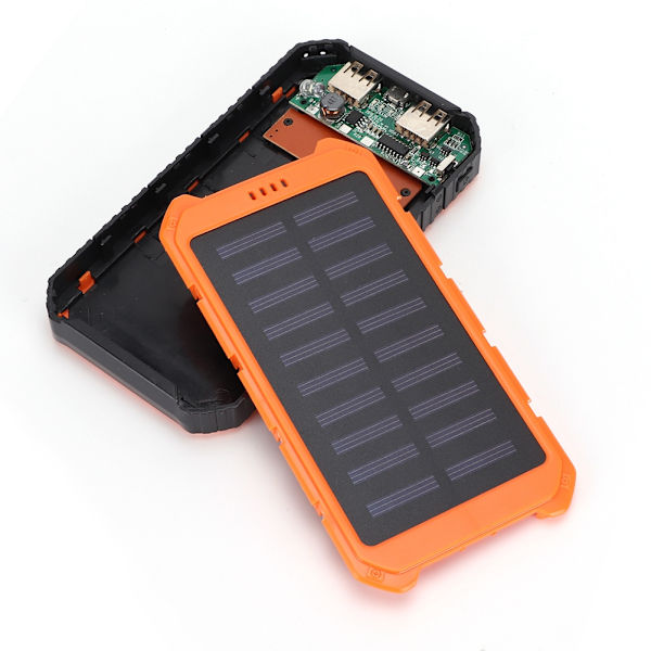 Bärbar snabbladdning 10000mAh stor kapacitet mobil power extern batterilåda (orange)