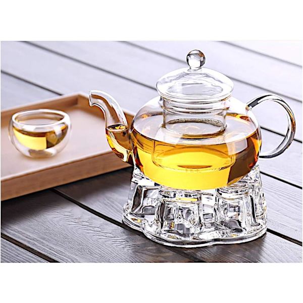 Universal Solid Crystal Glass Tekanne Varmer | Tekanne Varmer -- Ca