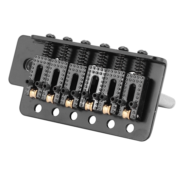 Tremolo-system med rulle enkelt lås vibrato bro hale stykke til ST guitar (sort)