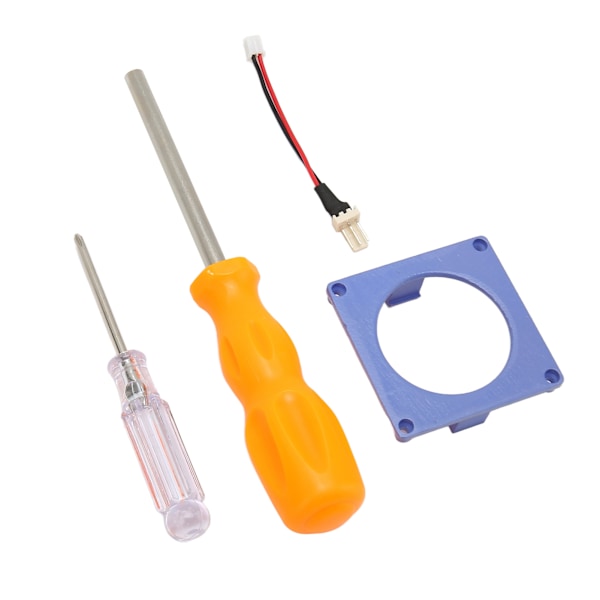 Fläkt 3D Print Mount Kit Mini Kyllfläkt 3D Printad Ram Mount Kit Reservdelar för NGC Gamecube Lila